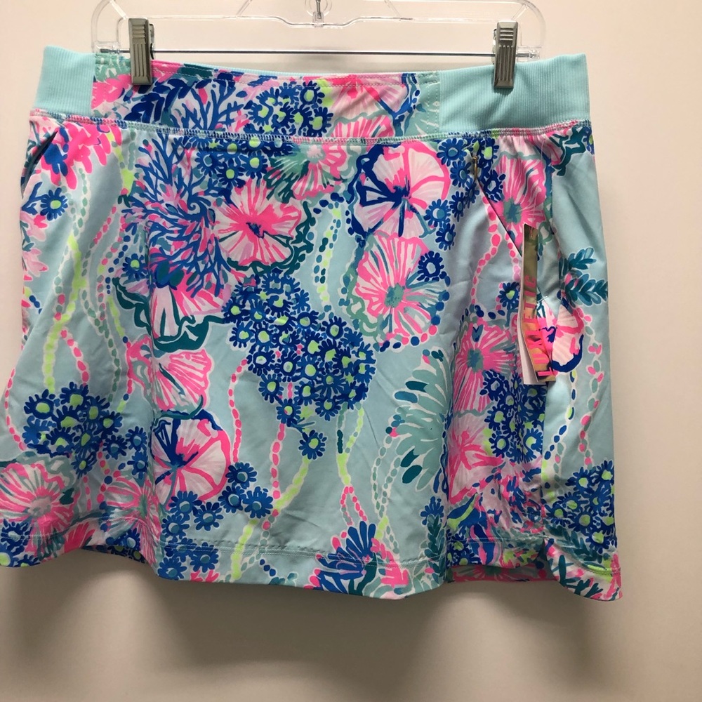 NWT Lilly Pulitzer Luxletic Run Around Skort size large